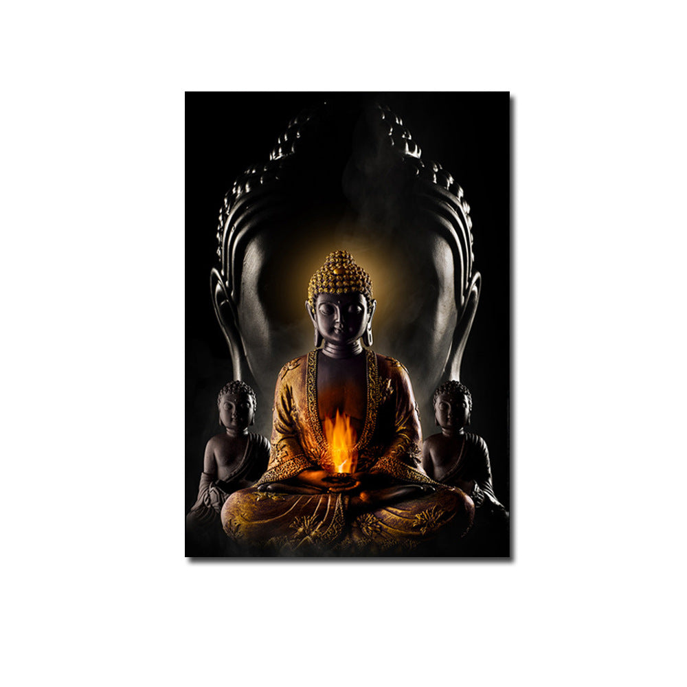 Quadro Buddha olio