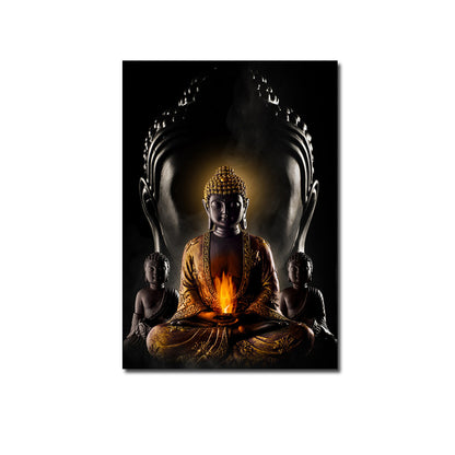 Quadro Buddha olio
