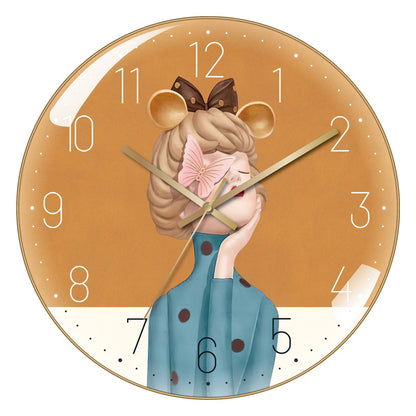 Orologio da parete Donna cappello rosso