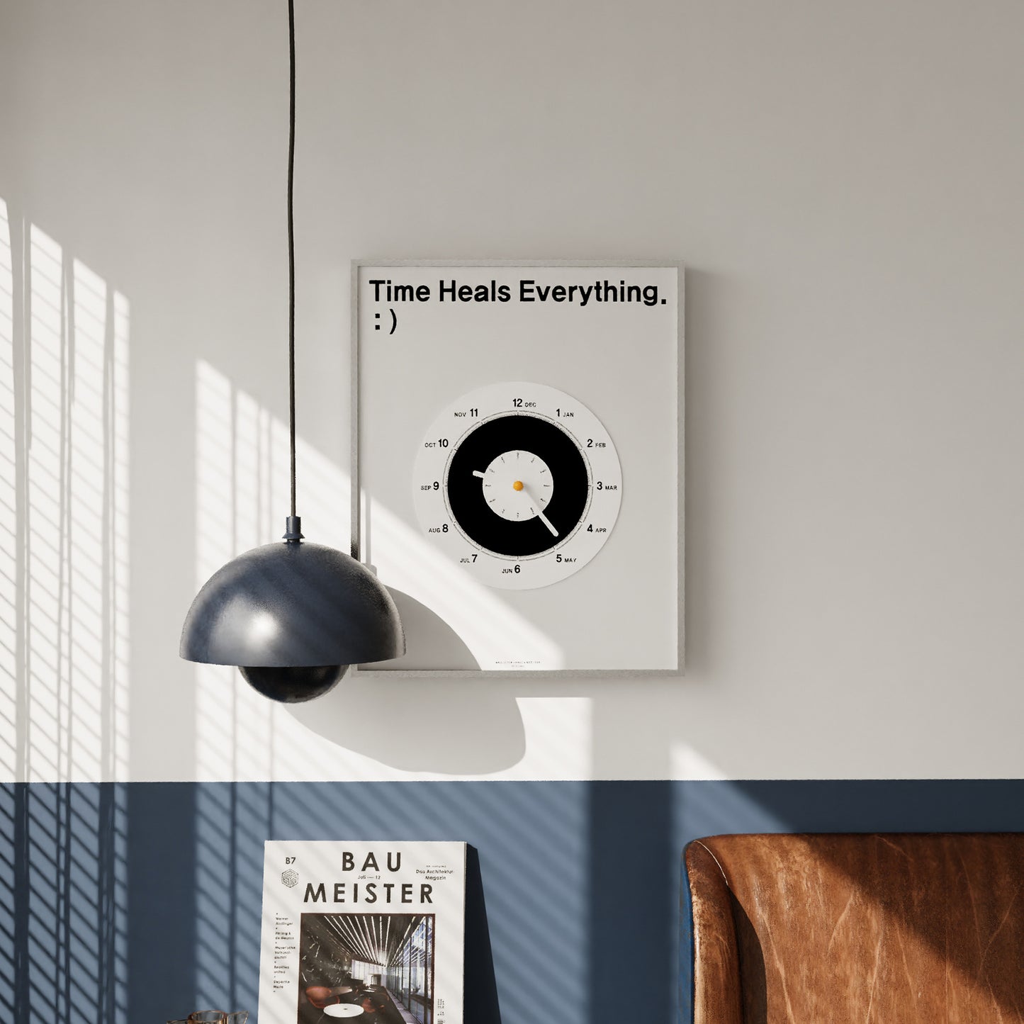 Quadro decorativo con orologio