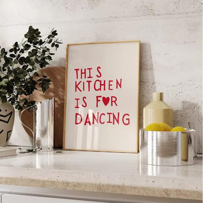 Poster minimalista cuore rosso
