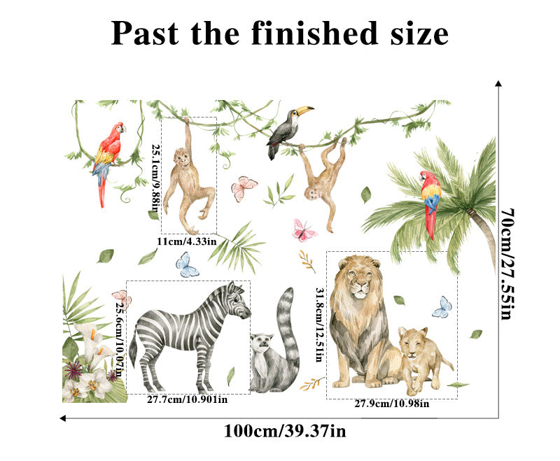 Adesivo murale animali