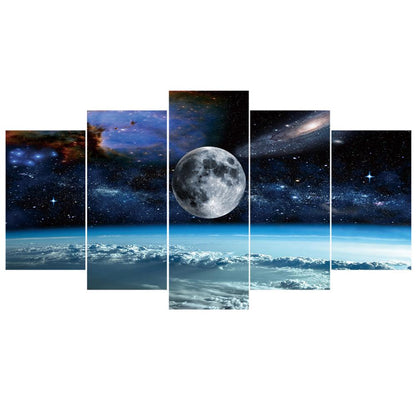 Adesivo murale Pianeti e nebulosa cosmica