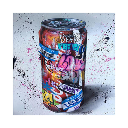 Quadro street art con graffiti