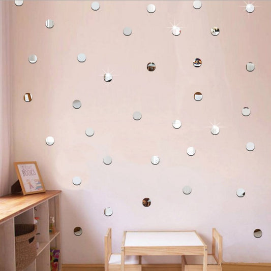 Adesivo murale Cerchi decorativi specchiati