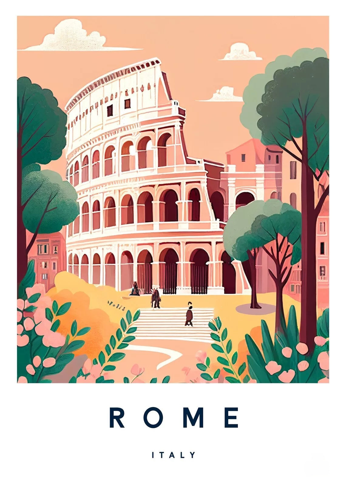 Poster Skyline di Firenze