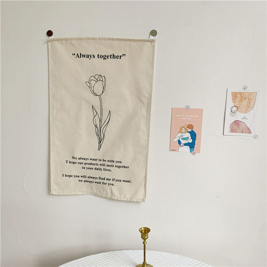 Arazzo Fiore stilizzato