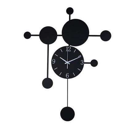 Orologio da parete Sfere nere geometrico