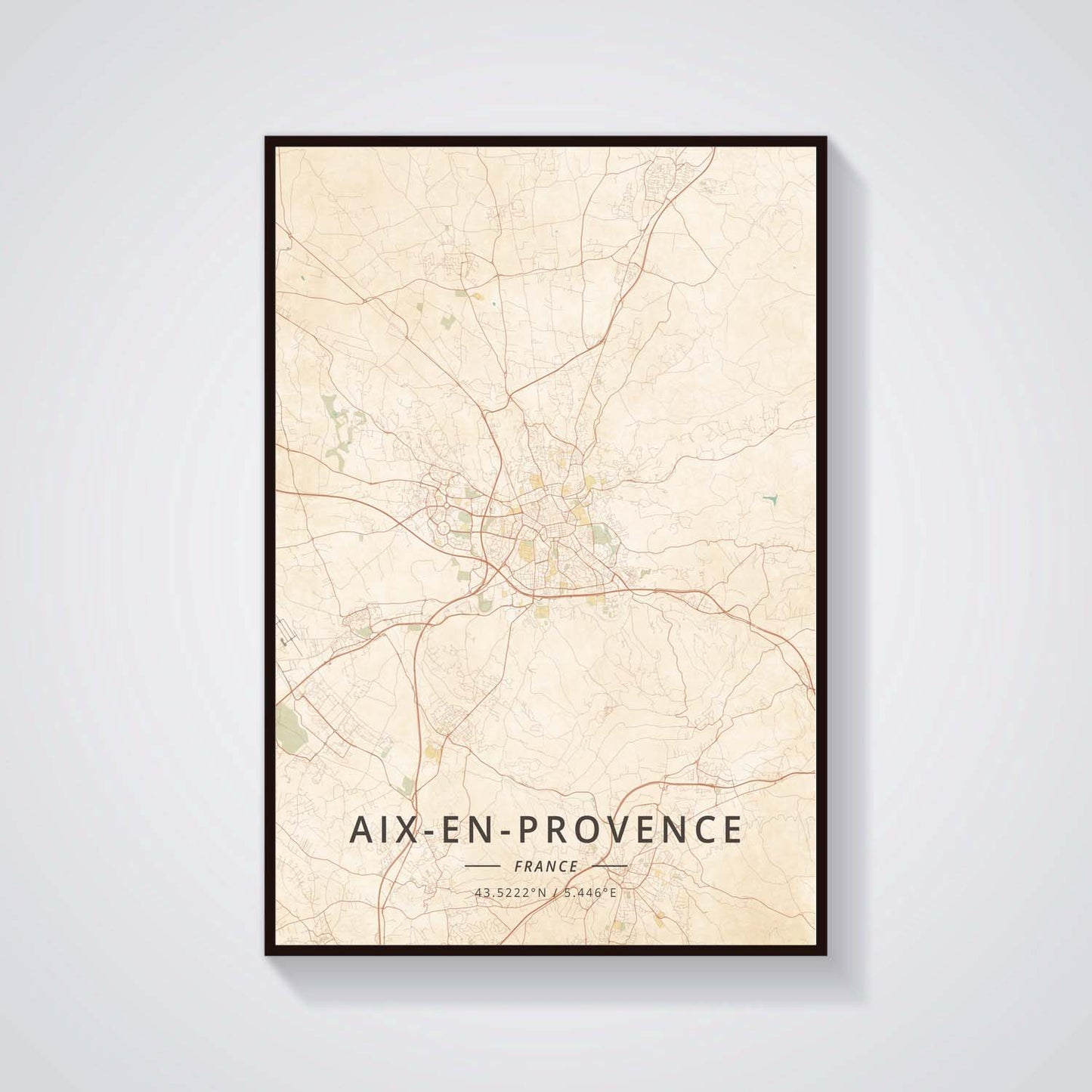 Poster città francese