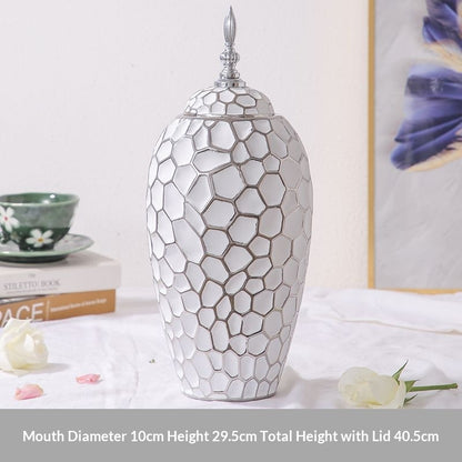 Vaso ceramica dorato Nordic