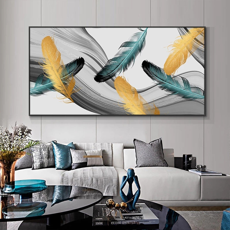 Quadro Ginko e Piume