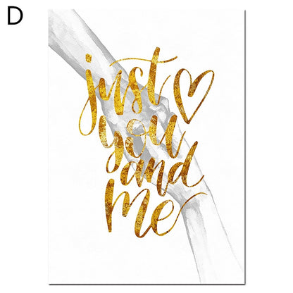 Tela amore in bianco e nero