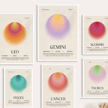 Poster Segni Zodiacali
