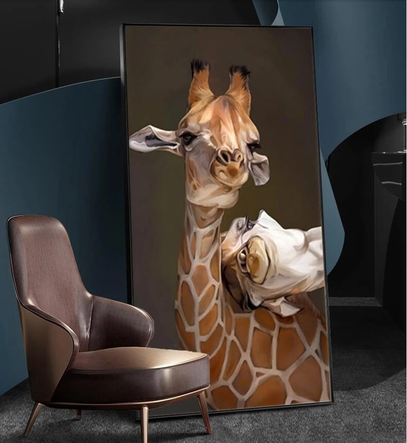 Quadro giraffa