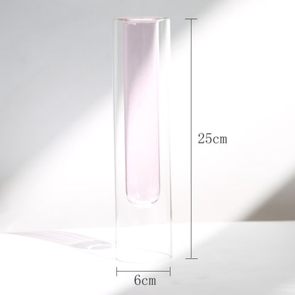 Vaso vetro nordico doppio strato