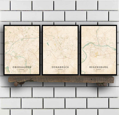 Poster paesaggio vintage