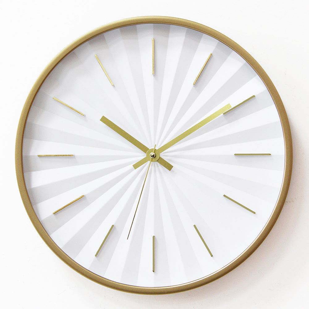 Orologio da parete Raggi art déco oro