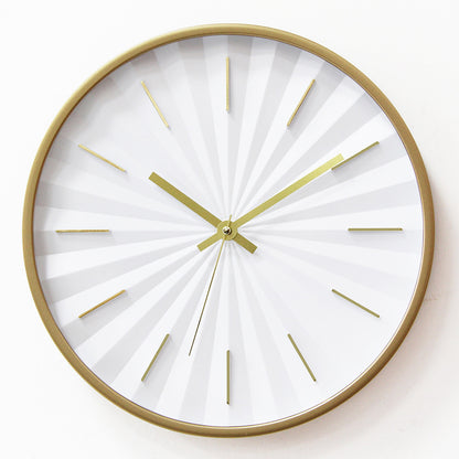 Orologio da parete Raggi art déco oro