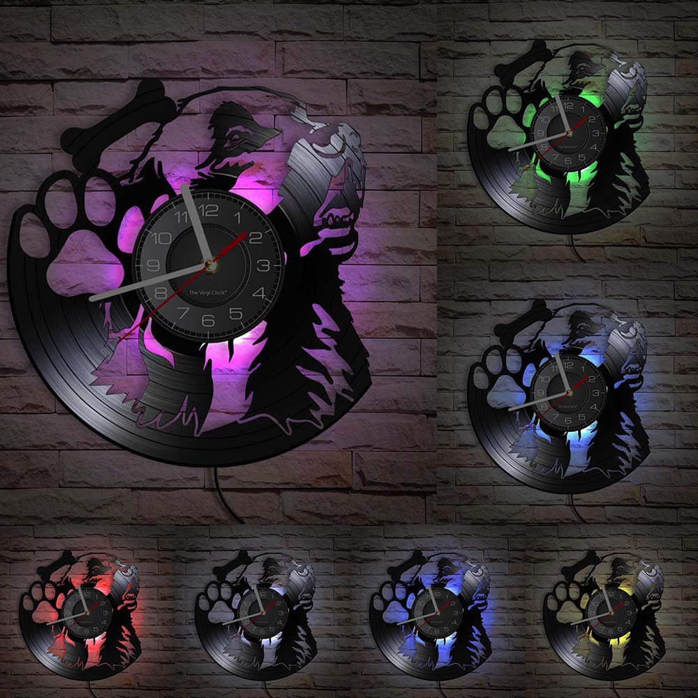Orologio da parete Vinile LED