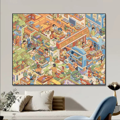Quadro fiera paesana