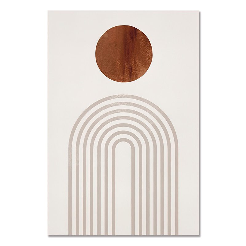 Poster Forme circolari geometriche