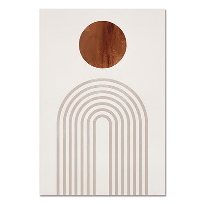 Poster Forme circolari geometriche
