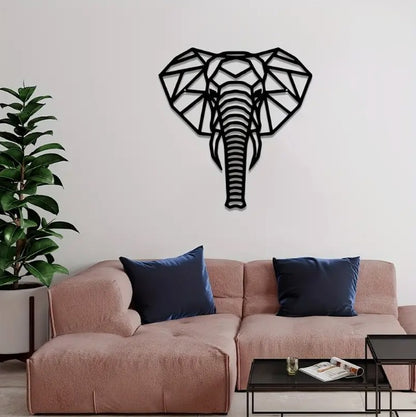 Decorazione metallica elefante