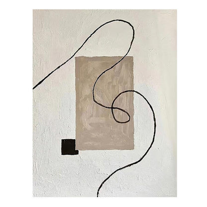 Quadro minimalista bianco e nero