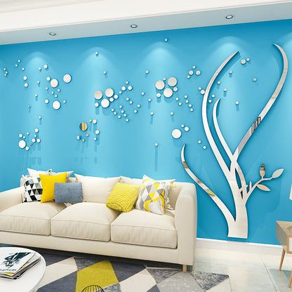 Specchio murale 3D salotto