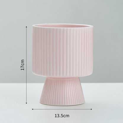Vaso ceramica righe