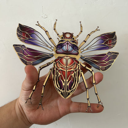 Adesivo murale scarabeo
