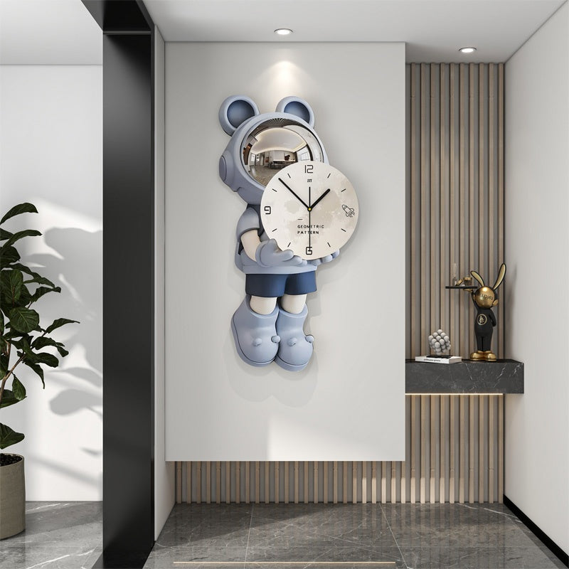 Orologio da parete Astronauta blu