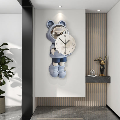 Orologio da parete Astronauta blu