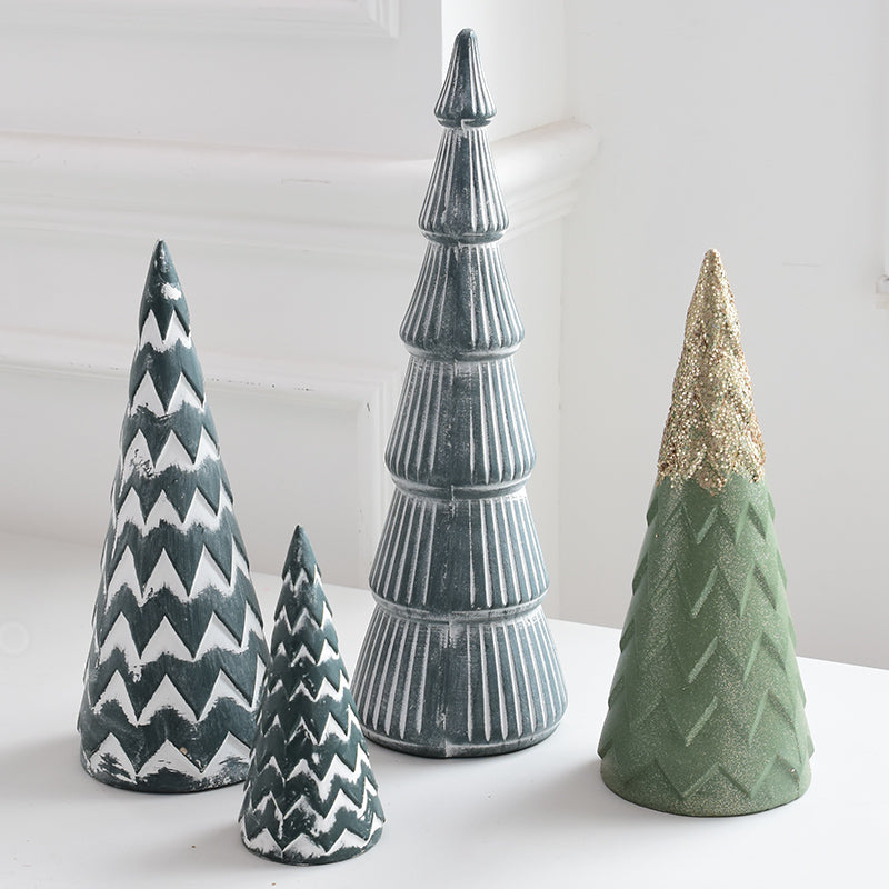Mini albero Natale colori tenui