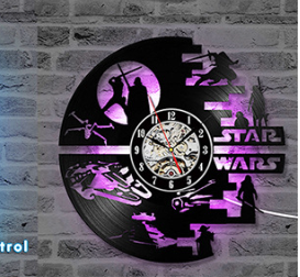 Orologio da parete Star Wars disco vinile