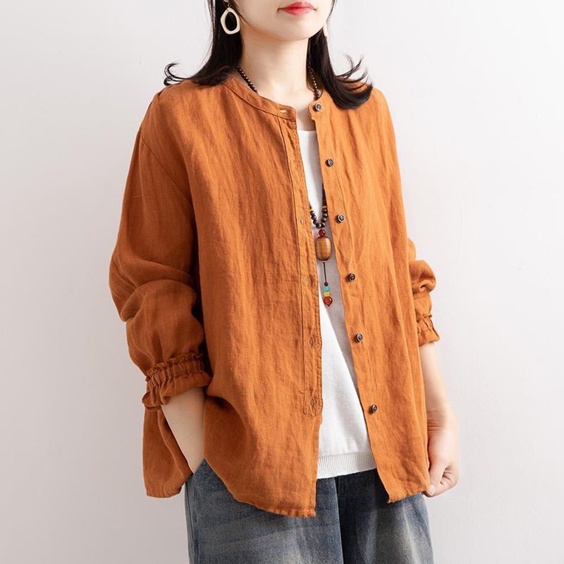 Camicia rinascimentale cotone-lino
