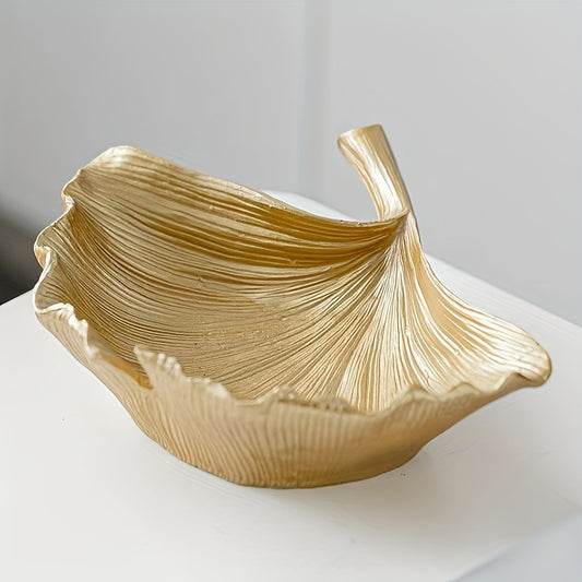 Vassoio con foglie di ginkgo