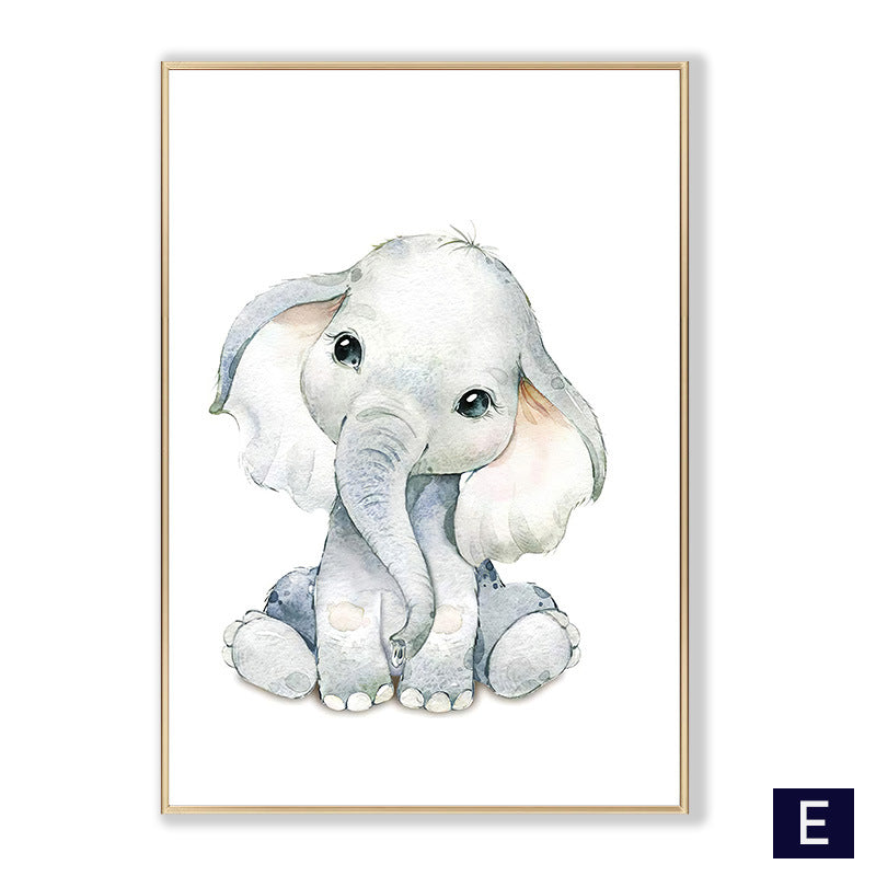 Quadro elefante cartoon