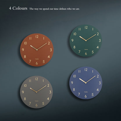 Orologio da parete Silhouette uccello nero