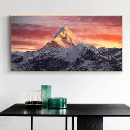 Quadro montagne innevate