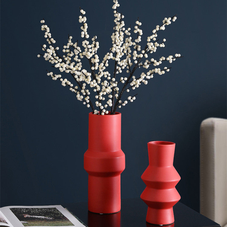 Vaso ceramica colori Morandi