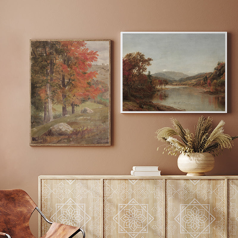 Tela paesaggio autunnale