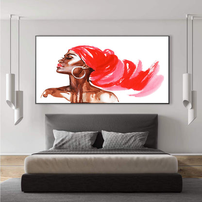 Tela donna acquarello
