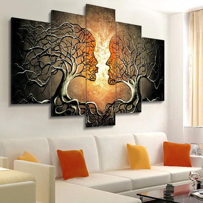 Quadro albero astratto