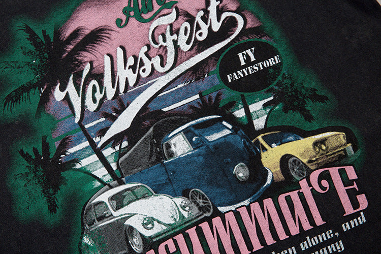 T-shirt Uomo Stampa Dipinta