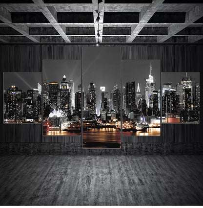 Tela Skyline Notturna