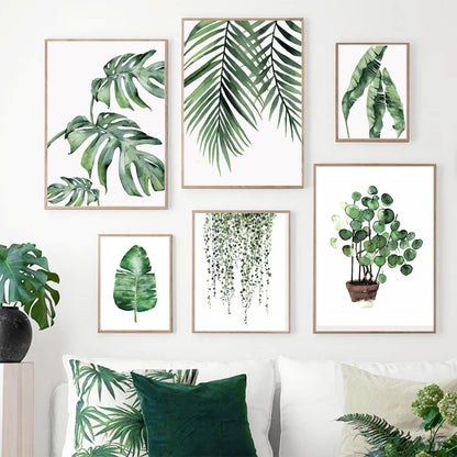 Quadro piante verdi