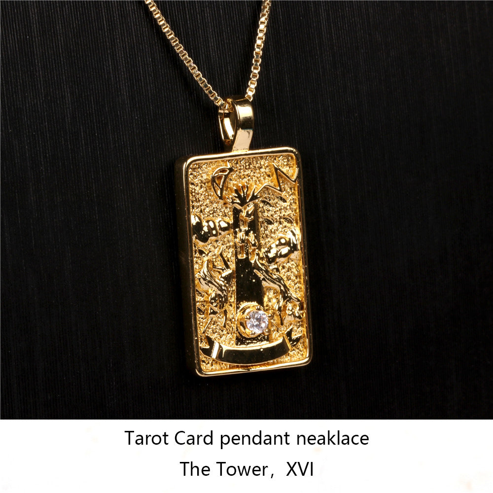 Collana tarocchi ventidue arcani mini oro