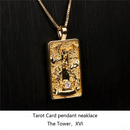 Collana tarocchi ventidue arcani mini oro