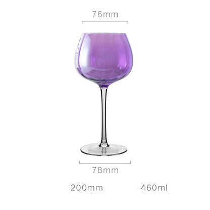 Bicchiere di cristallo viola